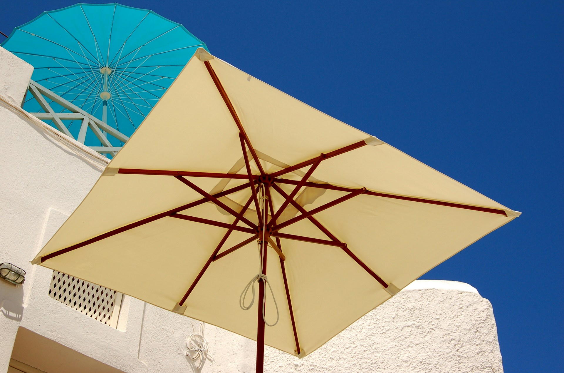 horeca terras parasol van Xterior